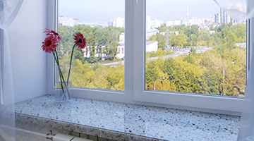 Цветные подоконники